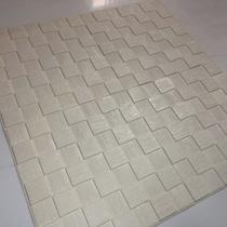 Placa 3d auto adesiva para parede 70x70cm kit 8pçs