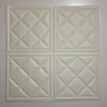 Placa 3d em espuma auto adesiva para parede 70x70cm kit 8pçs