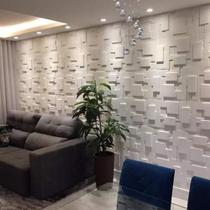 Placa 3d Quarto Revestimento De Parede 50 X 50 Luxo Quadratt