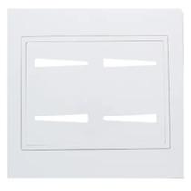Placa 4 Interruptores 4x4 com Suporte - RVB-1300/56 - RAVENNA Placa 4 Interruptores 4x4 com Suporte - RVB-1300/56 - RAVENNA
