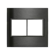 Placa 4 Módulos 4x4 5TG9 9331CA Preto Vivace Siemens Placa 4 Módulos 4x4 5TG9 9331CA Preto Vivace Siemens