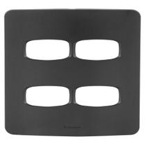 Placa 4 Módulos 4X4 - Alumbra Gracia Black Maxx - Gbmx042 Placa 4 Módulos 4X4 - Alumbra Gracia Black Maxx - Gbmx042