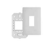 Placa 4 X 2 1 Módulo Vertical Com Suporte Habitat - Fame