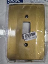 Placa 4 x 2 - 1 tecla dourado liso - MARINJET