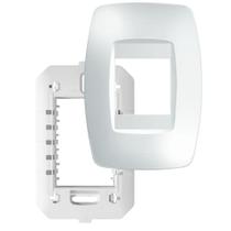 Placa 4"" X 2"" Com Suporte 2 Módulos Verticais Elegance - 2759 - Fame Placa 4x2