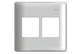 Placa 4 X 4 4 Postos Horizontais Branco 19922-50- Simon 19