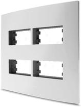 Placa 4 x 4 4Módulos Distanciados Branco Bliss Pro - Alumbra