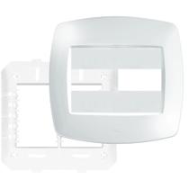 Placa 4"" x 4"" com Suporte 2 Módulos Horizontais Elegance - 2513 - FAME Placa 4"" x 4"" com Suporte 2 Módulos Horizontais Elegance - 2513 - FAME