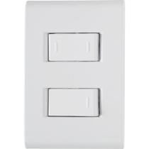 Placa 4x2 + 1 interruptor simples e 1interruptor paralelo 10a Placa 4x2 + 1 interruptor simples e 1interruptor paralelo 10a