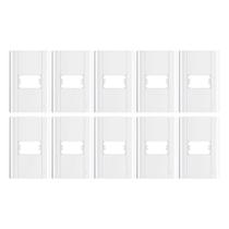 Placa 4x2 1 Módulo c/ suporte Fame Modulare - Kit 10un.