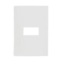 Placa 4x2 1 Módulo Com Suporte Branco i9 96070 Ilumi