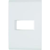 Placa 4x2 1 Módulo Horizontal Branca Tramontina Liz Placa 4x2 1 Módulo Horizontal Branca Tramontina Liz