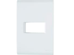 Placa 4x2 1 Módulo Horizontal Branco 57106/204 Tramontina Liz Placa 4x2 1 Módulo Horizontal Branco 57106/204 Tramontina Liz