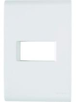 Placa 4x2 1 Módulo Horizontal Branco 57106204 Tramontina Liz Placa 4x2 1 Módulo Horizontal Branco 57106204 Tramontina Liz