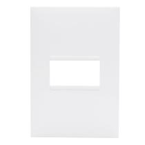 Placa 4x2 1 Módulo Horizontal Branco 618501BC Pial Plus+ Placa 4x2 1 Módulo Horizontal Branco 618501BC Pial Plus+