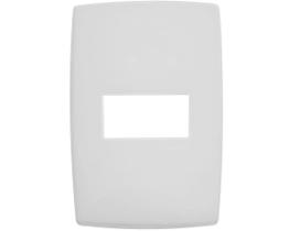 Placa 4x2 1 Módulo Horizontal Branco 618505 Pial Plus
