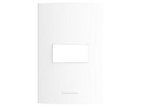 Placa 4X2 1 Módulo Horizontal Branco Inova Pro 85000 Alumbra