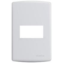 Placa 4x2 1 Módulo Horizontal Branco Siena 6400 Alumbra