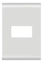 Placa 4x2 1 Módulo horizontal c/ suporte 4x2 Liz Tramontina Placa 4x2 1 Módulo horizontal c/ suporte 4x2 Liz Tramontina