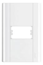 Placa 4x2 1 Módulo Horizontal Com Suporte Fame Modulare Placa 4x2 1 Módulo Horizontal Com Suporte Fame Modulare