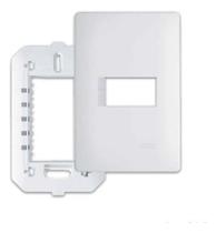 Placa 4X2 1 Modulo Horizontal Fame Habitat Com Suporte Placa 4X2 1 Modulo Horizontal Fame Habitat Com Suporte