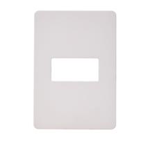 Placa 4x2 1 Módulo Horizontal N1371.1 CR Creme, Linha Unno Life, ABB