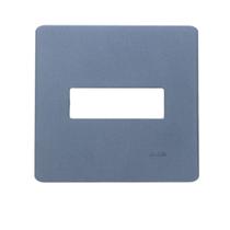 Placa 4x2 1 Modulo Horizontal N1371.1 GF Grafite, Linha Unno Life, ABB