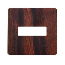 Placa 4x2 1 Modulo Horizontal N1371.1 WG Wengue, Linha Unno Life, ABB