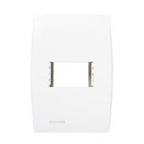 Placa 4X2 1 Modulo Horizontal Siemens Soprano Ilus com Suporte Placa 4X2 1 Modulo Horizontal Siemens Soprano Ilus com Suporte