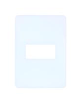 Placa 4x2 1 Módulo Horizontal Unno Abb Branco Placa 4x2 1 Módulo Horizontal Unno Abb Branco