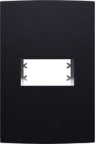 Placa 4x2 1 Módulo Inova Pro Class Alumbra Preto Fosco Placa 4x2 1 Módulo Inova Pro Class Alumbra Preto Fosco