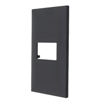 Placa 4x2 1 Módulo Preta 618501PT Legrand Pial Plus+