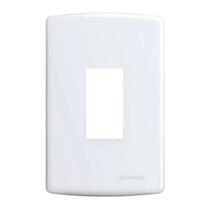 Placa 4x2 1 Módulo Vertical Branco Siena 6401 Alumbra