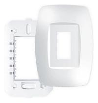 Placa 4x2 1 Módulo Vertical Com Suporte Fame Elegance