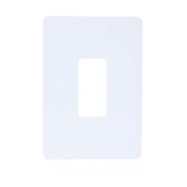 Placa 4x2 1 Modulo Vertical N1371.1V BL Branca, Linha Unno, ABB