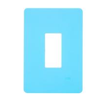 Placa 4x2 1 Módulo Vertical N1371.1V SK Azul Sky, Linha Unno Life, ABB