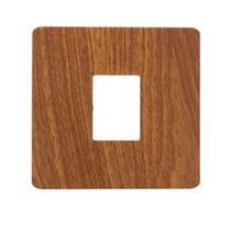 Placa 4x2 1 Modulo Vertical N1371.1V TK Teka, Linha Unno Life, ABB