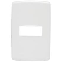 Placa 4X2 1 Posto Duale Up Branca Iriel