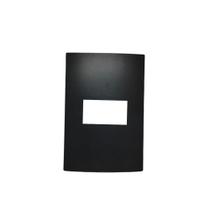 Placa 4x2 1 Posto Ebony Clean Margirius 14448