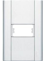 Placa 4x2 1 Posto Horizontal Branca - 0031 Fame Modulare