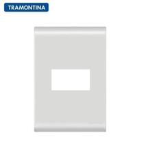 Placa 4x2 1 posto horizontal branca - tramontina liz