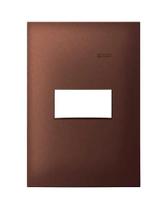 Placa 4x2 1 Posto Simon 35 Aço Corten