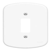 Placa 4x2 1 Posto Vertical Branca Fame Blanc F1 784