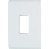 Placa 4x2 1 Posto Vertical Branca - Tramontina