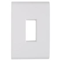 Placa 4x2 1 Posto Vertical Tramontina Liz Branco 57106/003 Placa 4x2 1 Posto Vertical Tramontina Liz Branco 57106/003