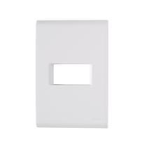 Placa 4x2 1 Postos Afastados Tramontina Liz Branca Placa 4x2 1 Postos Afastados Tramontina Liz Branca