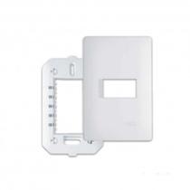 Placa 4x2 1 Saida Horizontal Habitat Branco Fame 3633 Placa 4x2 1 Saida Horizontal Habitat Branco Fame 3633