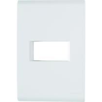 Placa 4X2 1P Horizontal Liz Branco Tramontina Placa 4X2 1P Horizontal Liz Branco Tramontina
