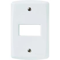 Placa 4X2 1P Horizontal Lux2 Branco Tramontina