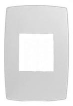Placa 4x2 2 mod horizontal c/suporte branco Placa 4x2 2 mod horizontal c/suporte branco